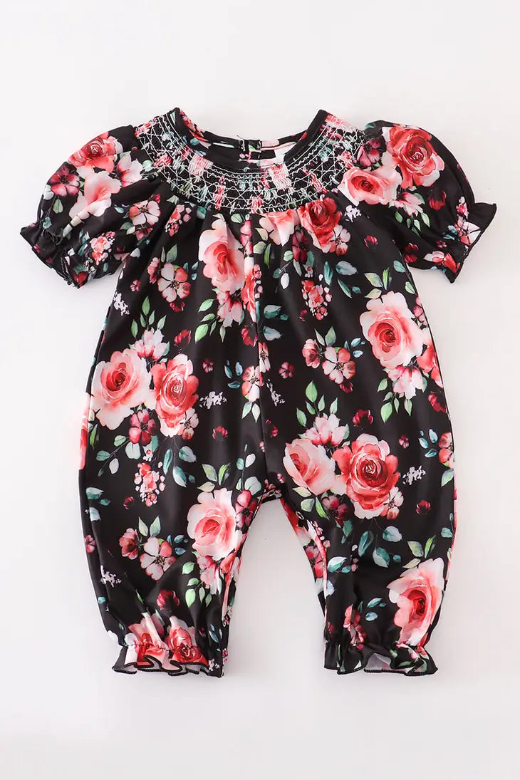 Floral Ruffle Romper