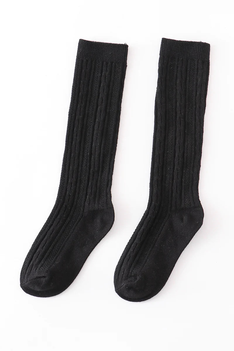 Knee-High Knit Socks