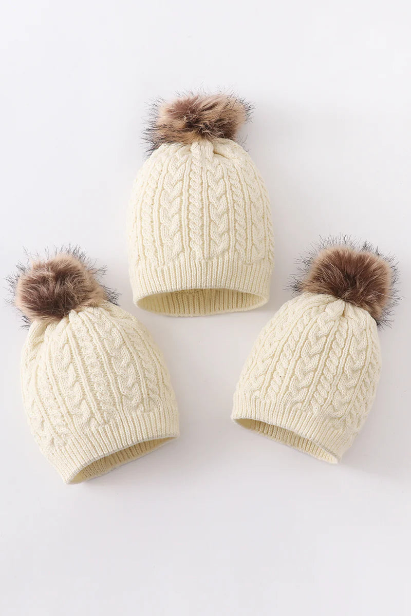 Knit Pom Hat