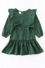 Ruffle Dress with Bows