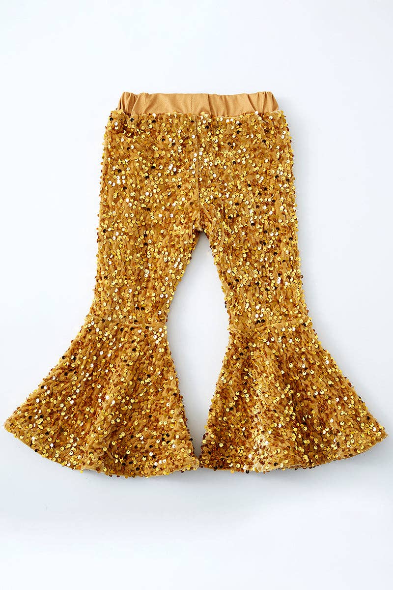 Sequin Bell Pants