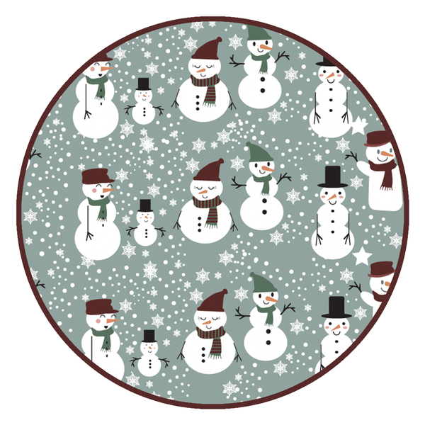 Snowman Bamboo Holiday Pajama Romper
