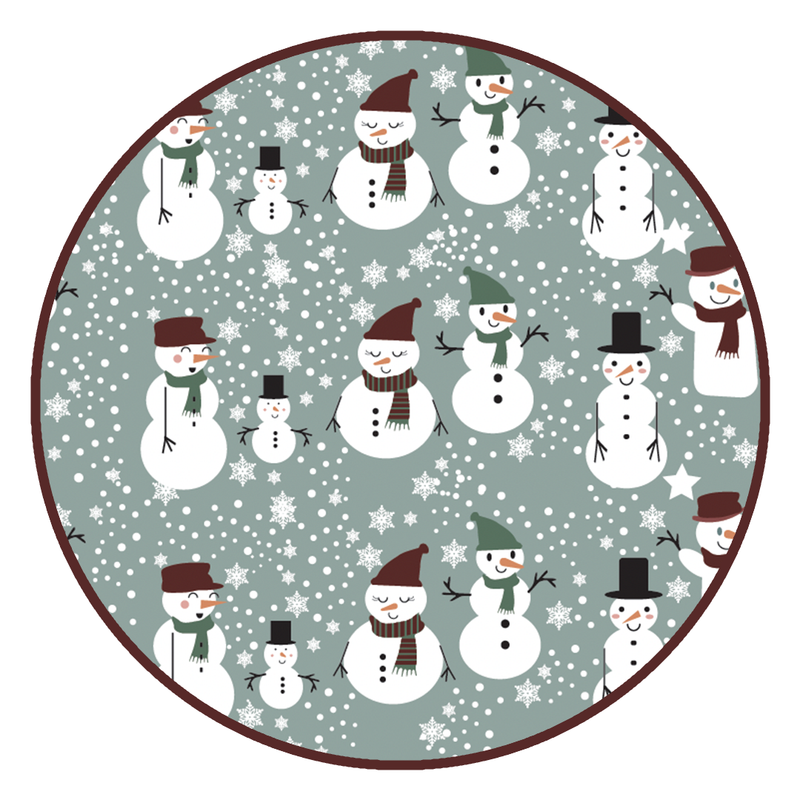 Snowman Bamboo Holiday Two Piece Pajama Set