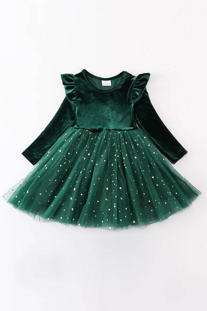 Velvet Tutu Holiday Dress