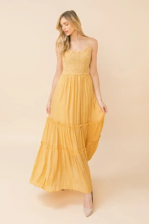 Spaghetti Strap Maxi Dress