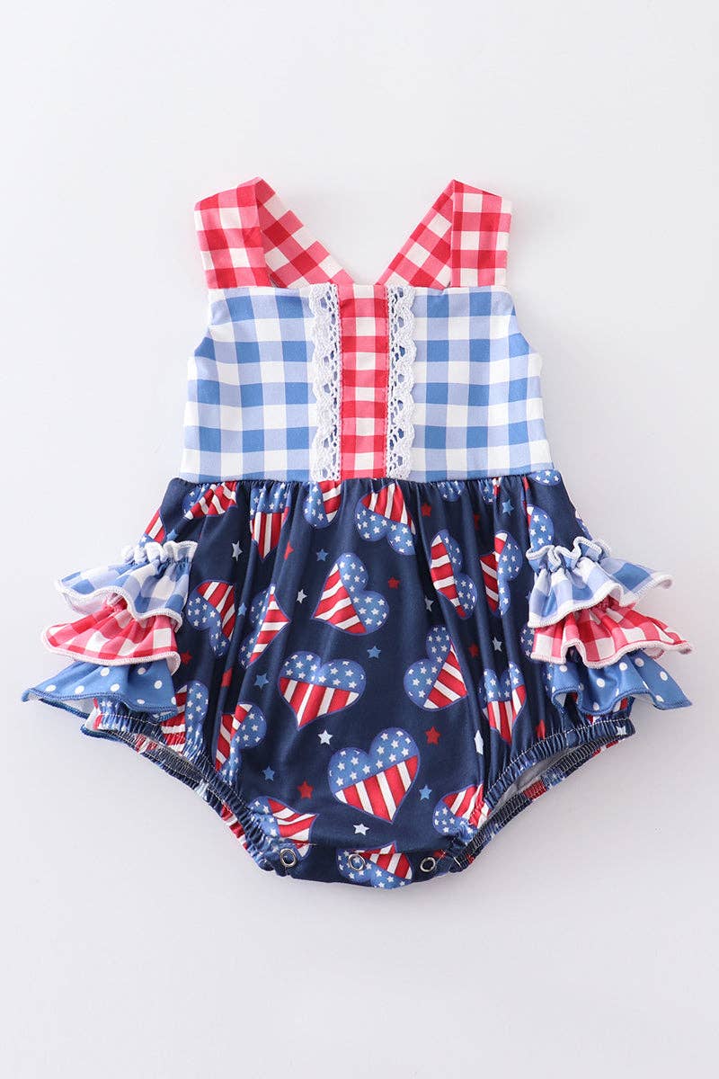 4th of July Ruffle Romper