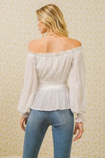 Off Shoulder Ruffled Top