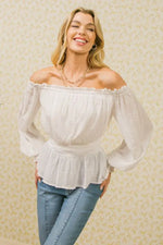 Off Shoulder Ruffled Top