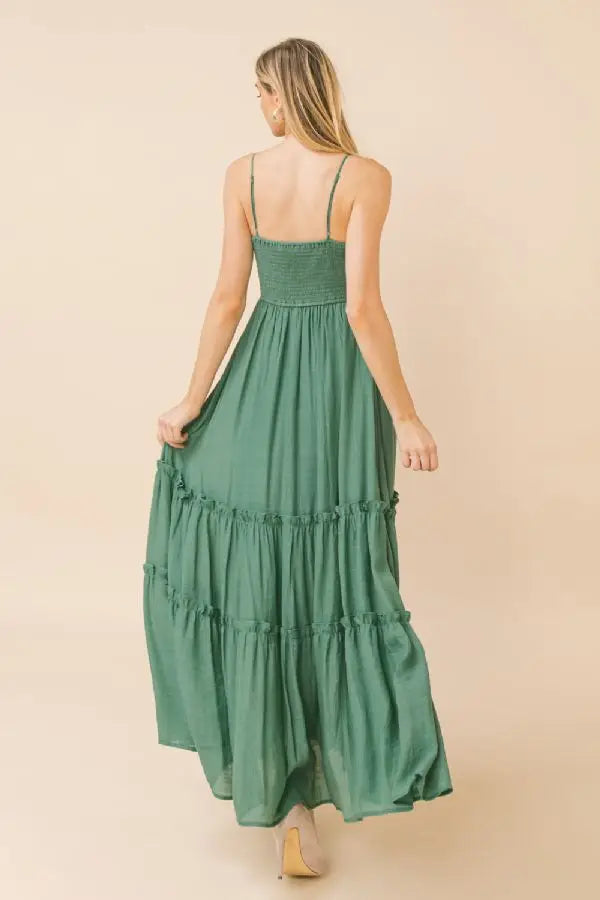 Spaghetti Strap Maxi Dress