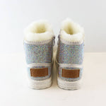 Handcrafted Rhinestone Boot With Fur
